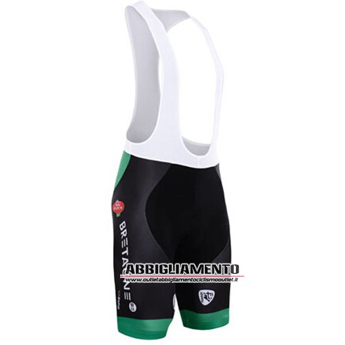 Abbigliamento Bretagne Séché2015 Manica Corta E Pantaloncino Con Bretelle Nero E Verde - Clicca l'immagine per chiudere